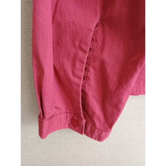 Woolrich Shirt Women's 2X Rose Bud Minimalist Stretch Office Career Button Front - Picture 7 of 12